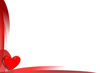 Gl&uuml;ckwunschkarte mit Herz