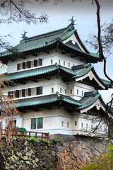 Hirosaki Castle in Japan, Tohoku region