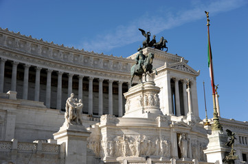 Fototapeta na wymiar Rom Nationaldenkmal Vitorio Emanuele II