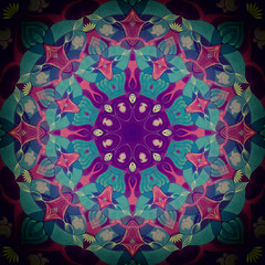 Mandala flower Virid