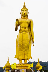 Thai Buddha Golden Statue. Buddha Statue in Thailand.