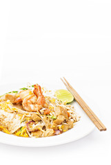 Padthai, Thai noodle with shrimp