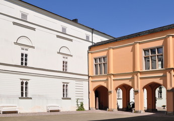white castle Hradec nad Moravici