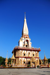 Wat Chalong Temple in Phuket, Thailand