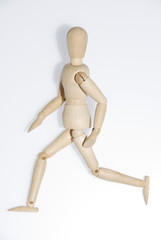 Little Man, Wooden Artist Doll