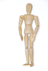 Little Man, Wooden Artist Doll