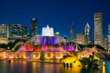 Buckingham Fountain.