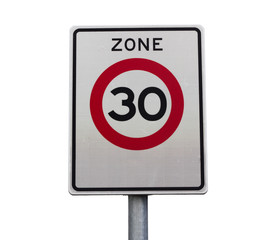 Zone 30 speed limit