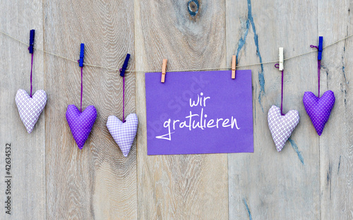 &quot;wir gratulieren&quot; Stockfotos und lizenzfreie Bilder auf Fotolia.com