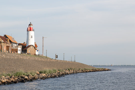 Historic lighthouse of Urk, the Netherlands