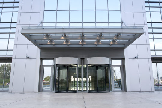 Business Building Entrance