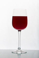 Glasses with wine