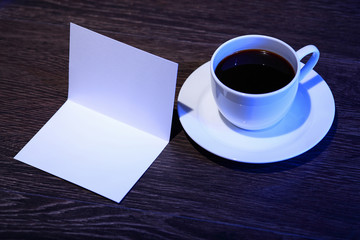 Coffee at business workplace
