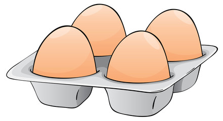 four eggs