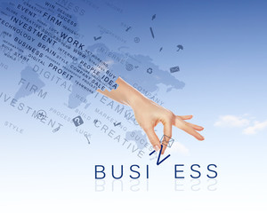 Business concept with words
