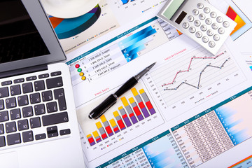 Obraz premium Financial papers on the table