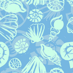 marine seamless pattern