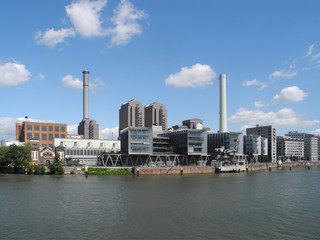 Heizkraftwerk in Frankfurt