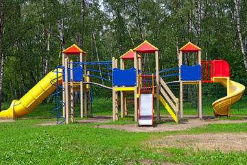 children's playground in the park