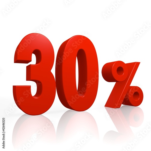  30 Pourcent Photo Libre De Droits Sur La Banque D images Fotolia
