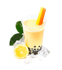 Lemon Boba Bubble Tea