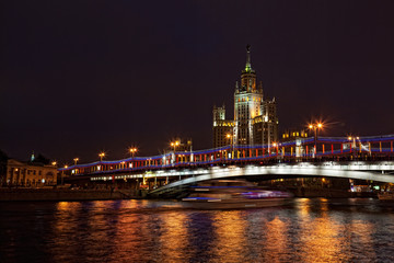 Fototapeta premium High-rise building on Kotelnicheskaya Embankment 