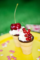 Sahnetörtchen zum Picknick