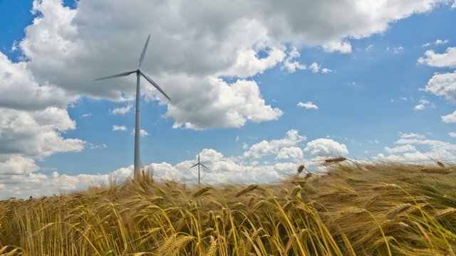 Windenergy Timelapse 4K