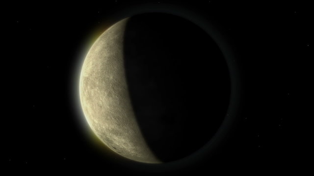 Moon evolution 01