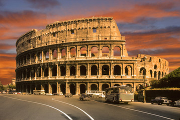 Fototapeta na wymiar Rzymskie Koloseum