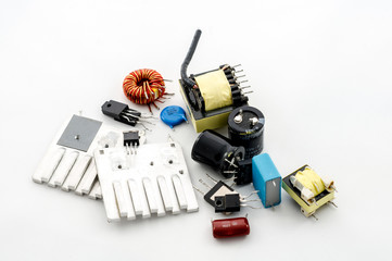 Several electric parts