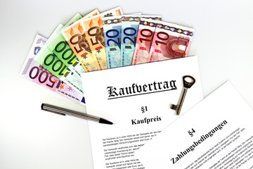 Fototapeta premium Kaufvertrag