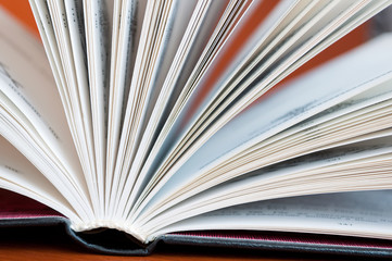 opened book