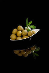 Luxurious olive background.