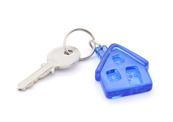 House key with clipping path
