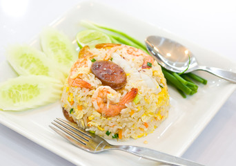 fried rice with shrimp