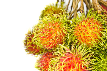 A Bunch Of Ripe Rambutan