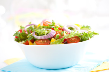 Healthy green salad