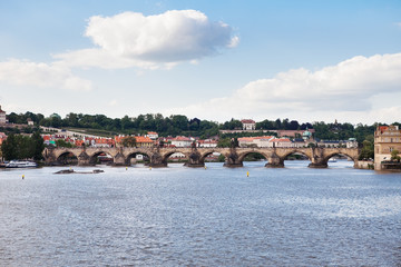 Charles bridge, Prague, Czech Republic,,