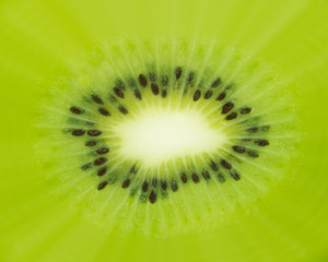 Kiwi slice abstract