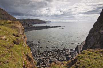 Coastline near to Hartland Quay