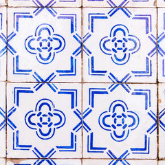 Vintage Azulejo texture from Portugal
