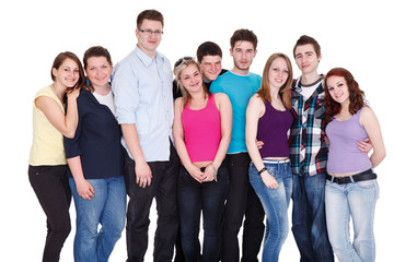 Obraz premium Large group of friends