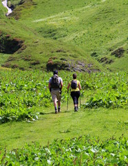 randonneurs dans le beaufortain