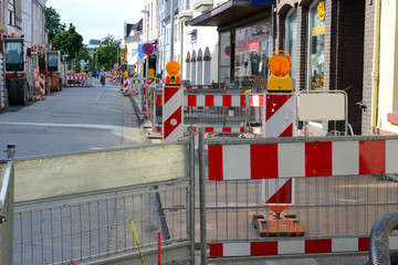 Verkehrssicherung mit Absperrschranken