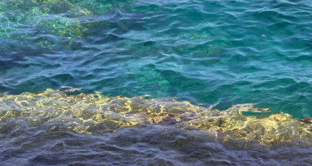 transparency of ligurian sea