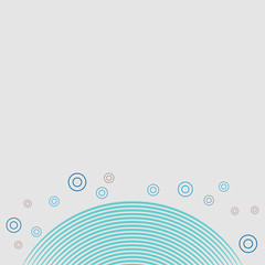 Pretty abstract background with circles