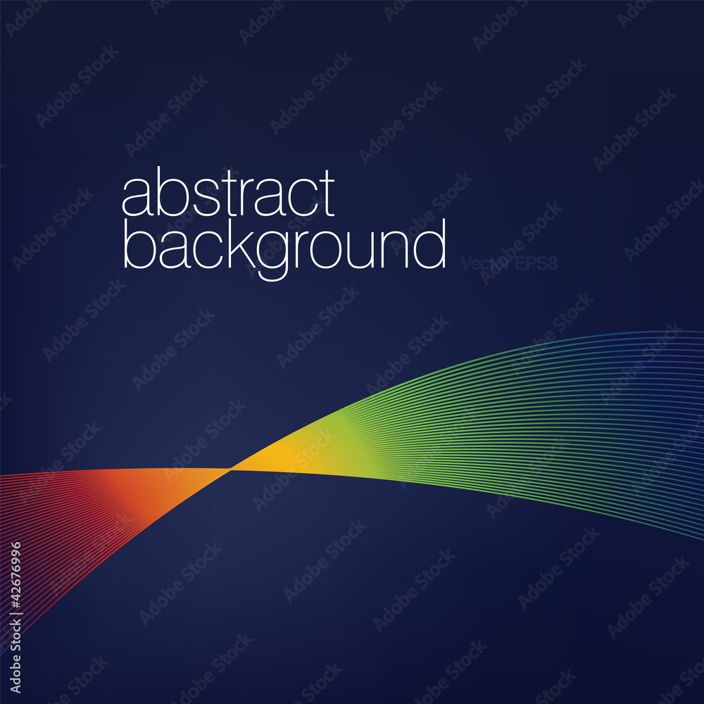 Poster colorful lines background.vector, eps8