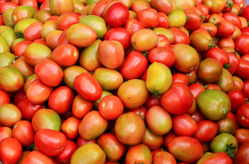 red tomatoes background