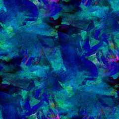 paint watercolor seamless blue texture with spots and streaks